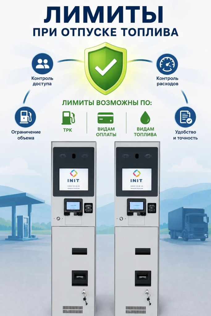 Новая функция в ПО INIT: гибкое лимитирование отпуска топлива